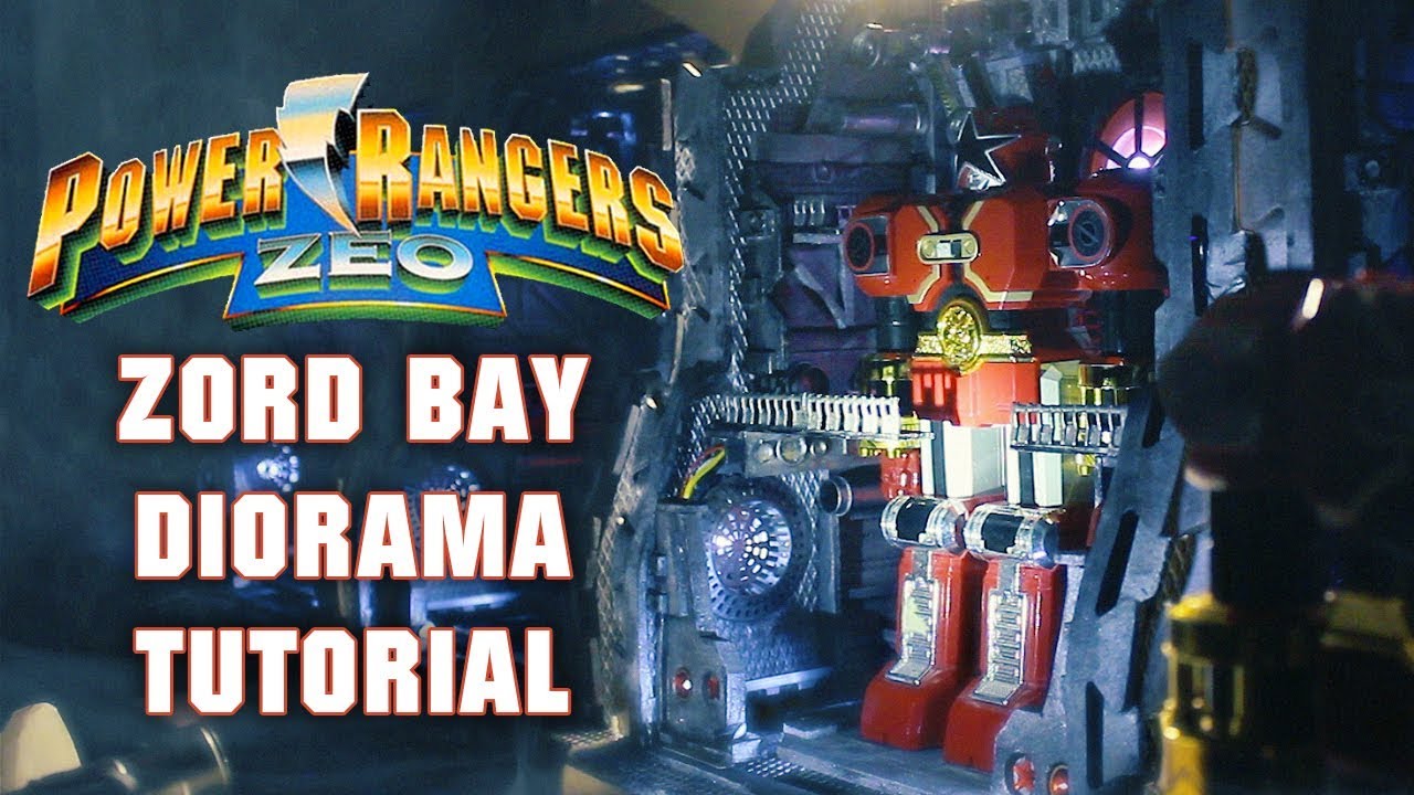 Power Rangers ZEO Diorama TUTORIAL DIY