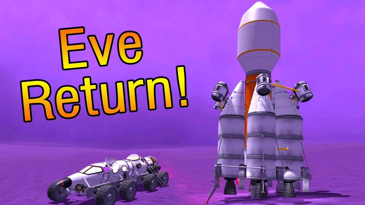 KSP - Rescuing 4 Kerbals from Eve! (Expedition Eve 9)