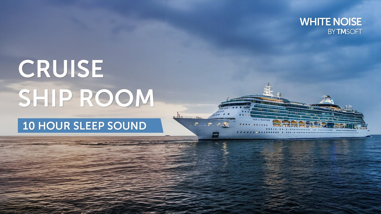 Cruise Ship Room Sound - 10 Hours - Black Screen