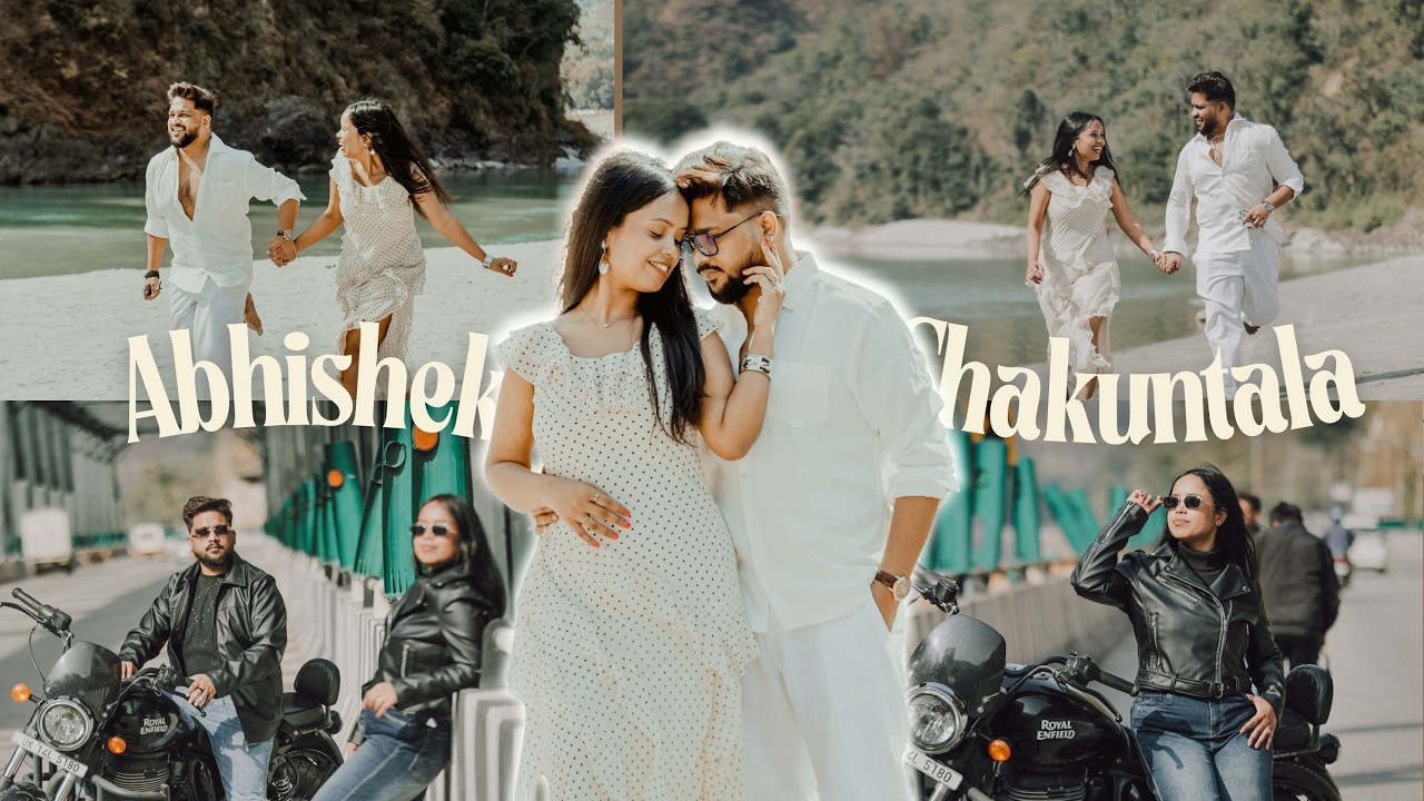 Best Pre Wedding Video In Rishikesh Uttarakhand 2025 | 4K Song | Abhishek & Shakuntala