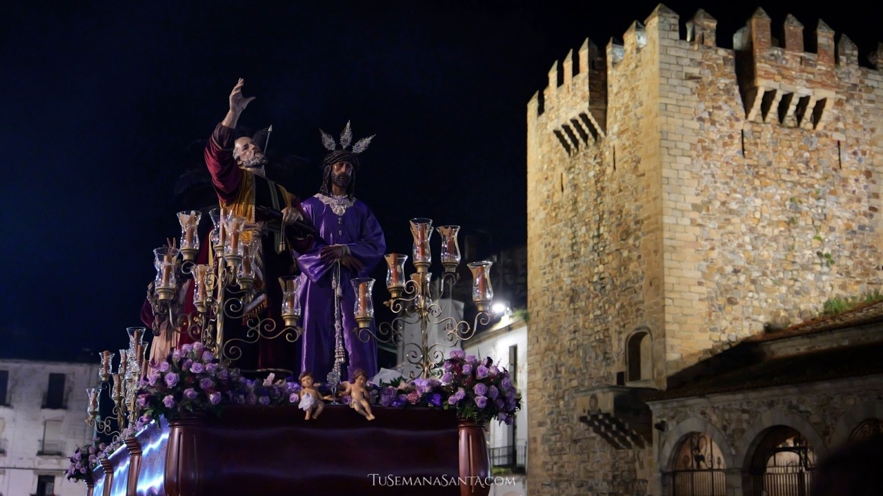 Procesiones del Lunes Santo en C&aacute;ceres | Hermandad de la Salud | Semana Santa 2026