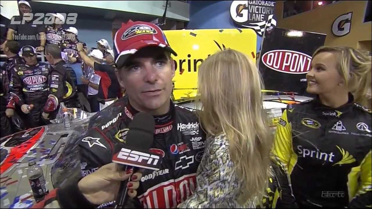 Jeff Gordon Career Win #87 2012 Ford Ecoboost 400 Finish HD