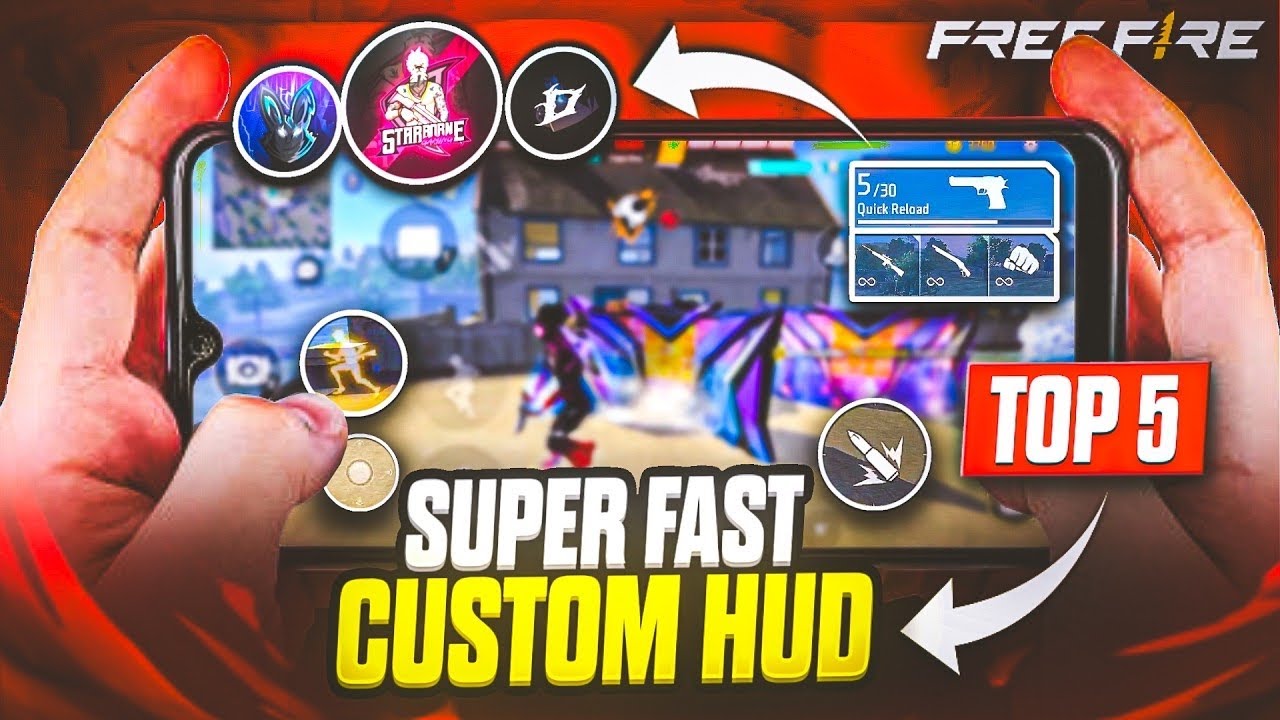 TOP 5 BEST CUSTOM HUD FOR 2 FINGER AND 3 FINGER CLAW | 4 FINGER BEST CUSTOM HUD IN FREE FIRE 2026