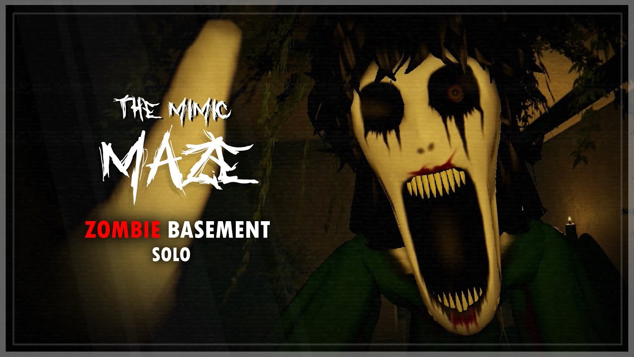 The Mimic Maze - Zombie Basement - Solo (Full Walkthrough) | Roblox