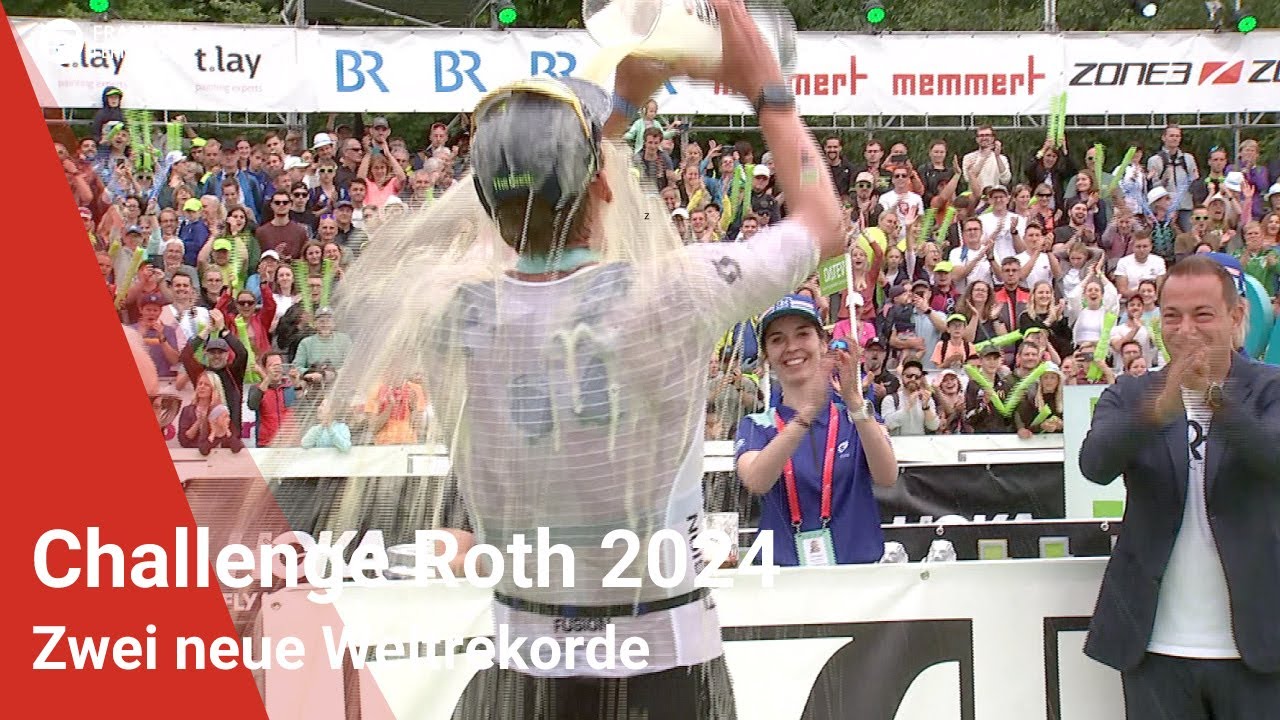Challenge Roth 2024: Weltbestzeit gleich doppelt geknackt