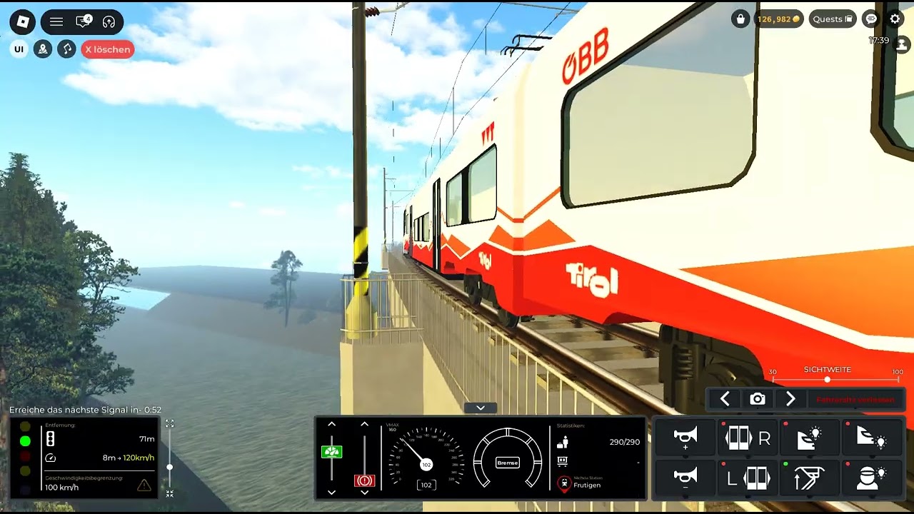 Roblox : Train Sim Schweiz Station Brig - Mulenen Datum : 13.03.2026