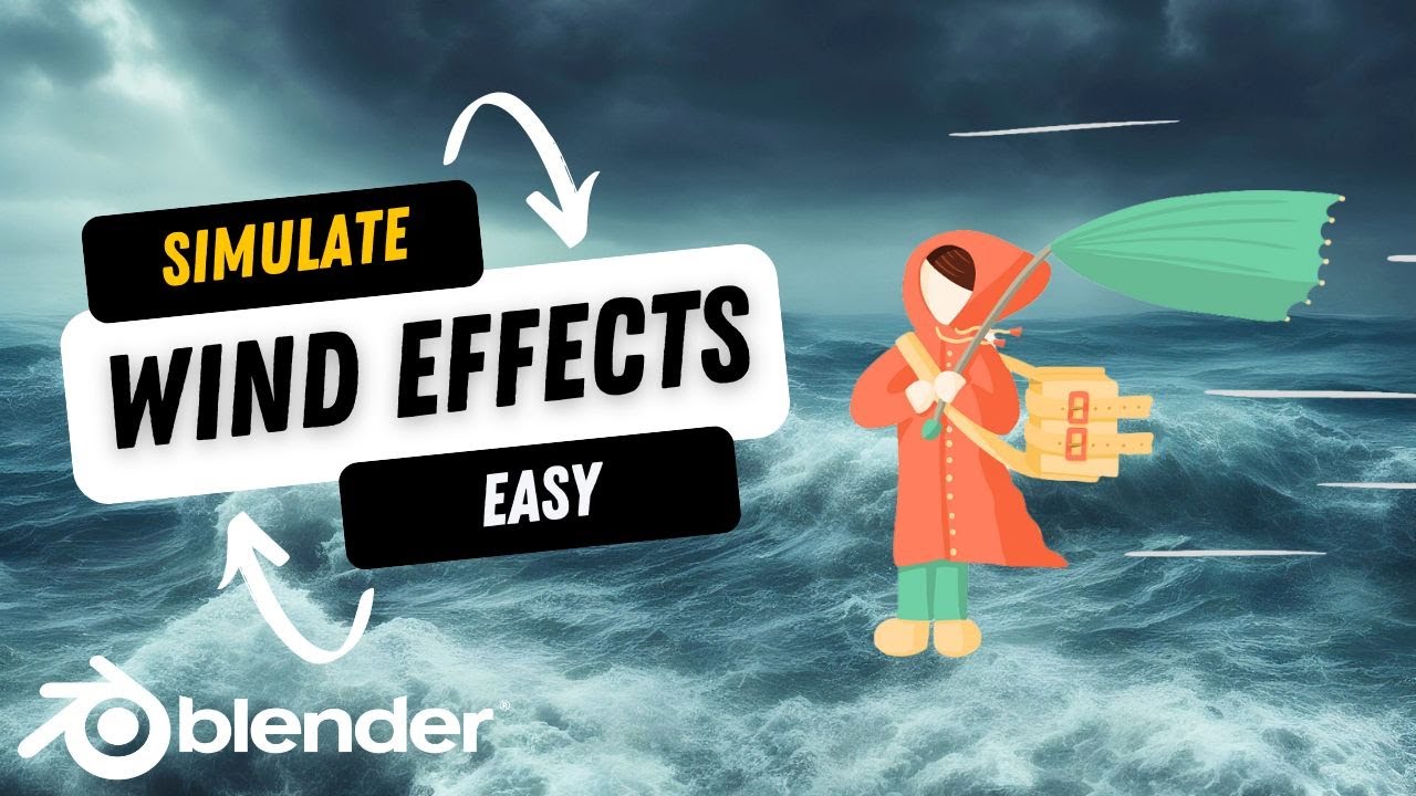 Wind Effects are Easy Now - Simulate Wind in Blender on Clothes, Sails and Flags with Geometry Nodes
