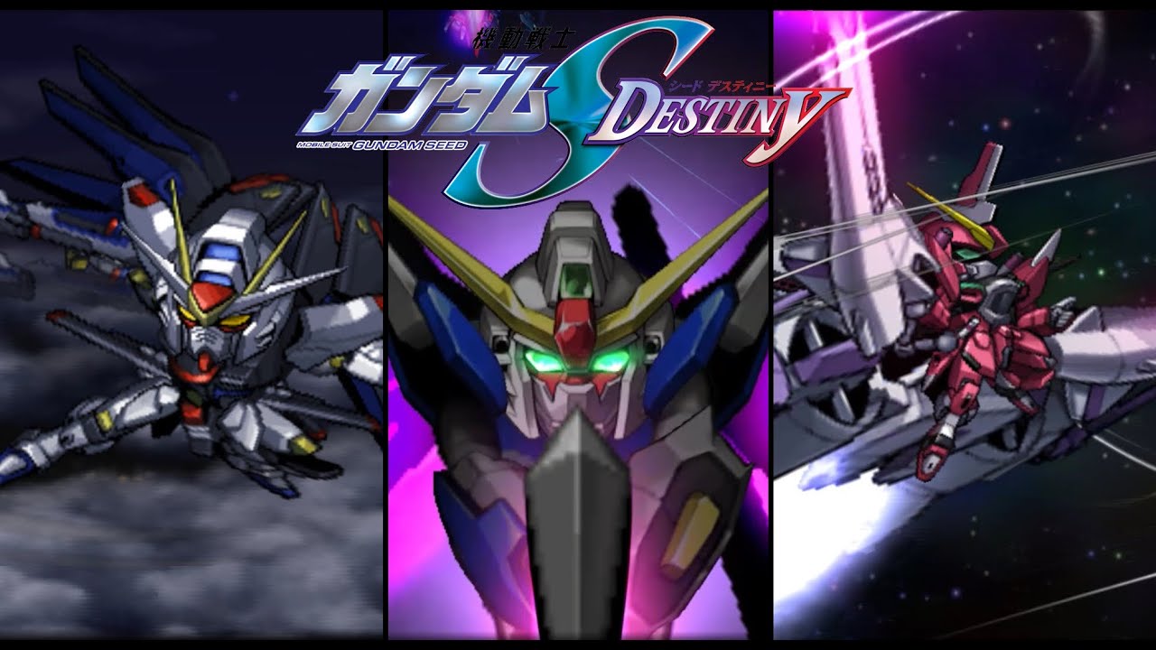 SRW Z Special Disc - All Gundam SEED Destiny Units Attacks