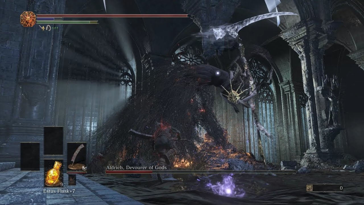 Strength build vs Aldrich Devourer of Gods - Dark Souls 3