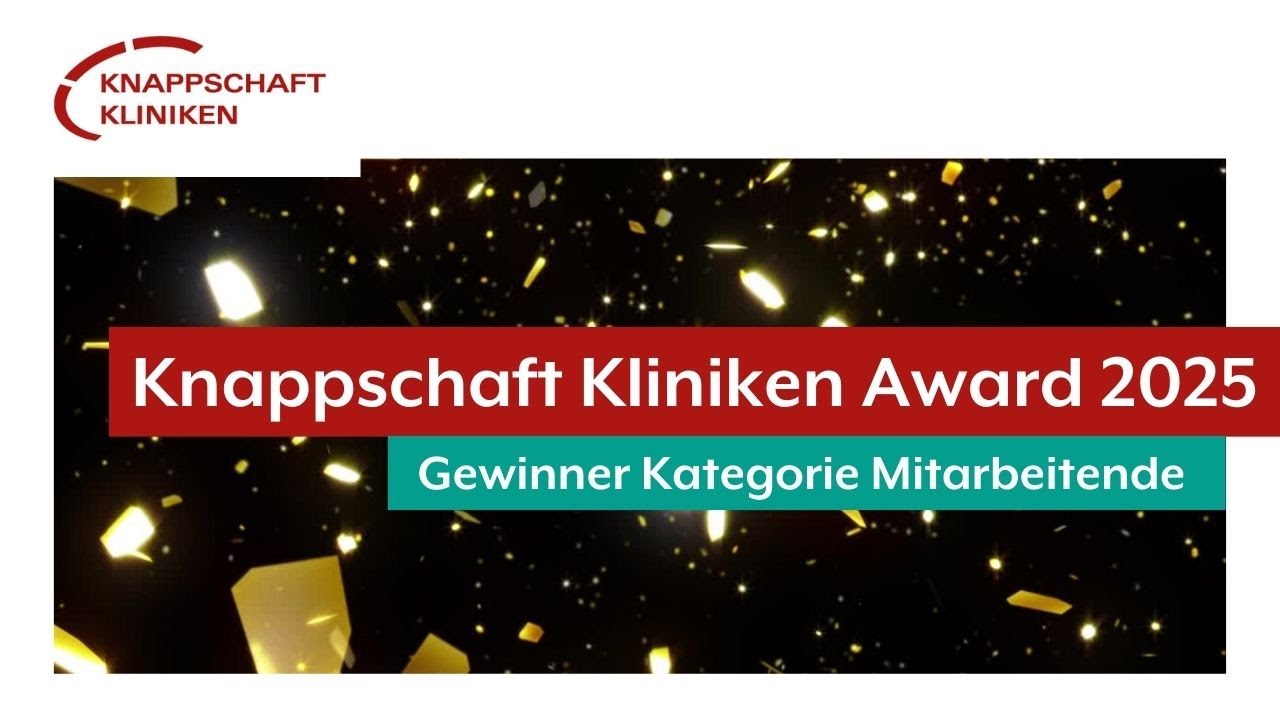 Knappschaft Kliniken Award - Gewinner Kategorie Mitarbeitende