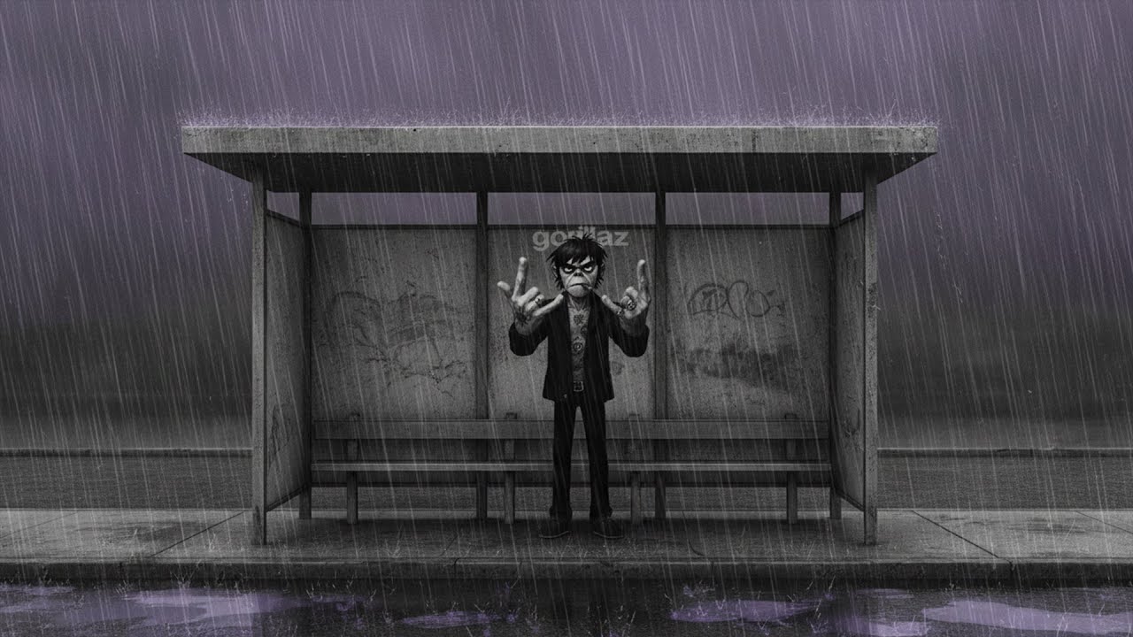 Rebel Rain - Cartoon Musician Inspired AI Trip-Hop Remix [2000s Electronic Pop Album]