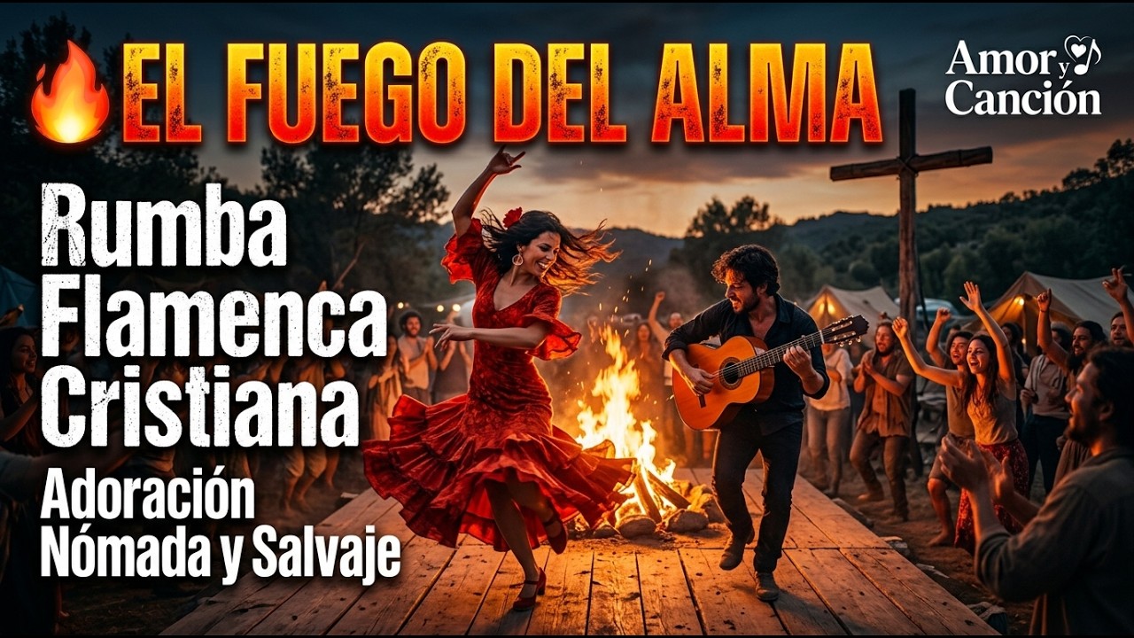 🔥 EL FUEGO DEL ALMA: Rumba Flamenca Cristiana | Adoración Nómada y Salvaje