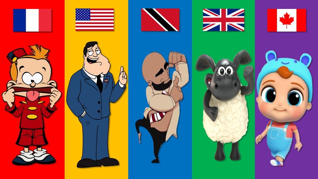 Cartoons From Different Countries | Pt.49