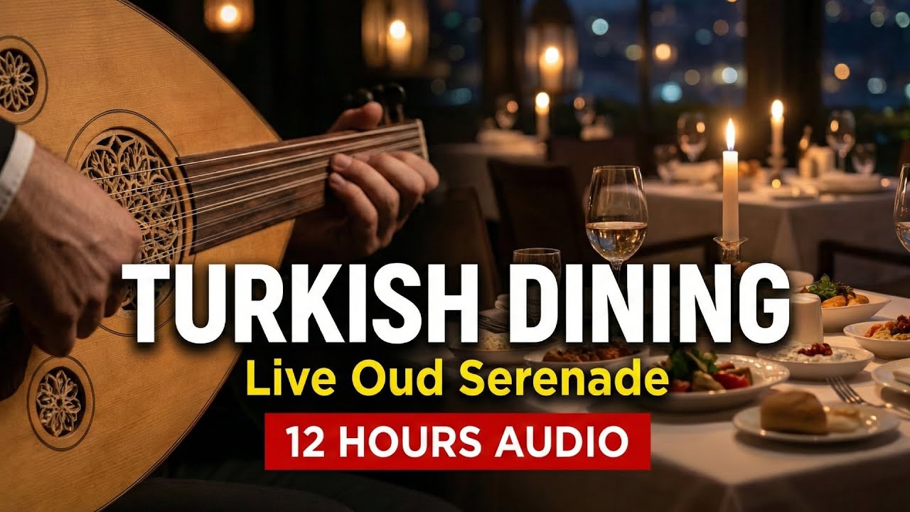 Turkish Restaurant Music: Fine Dining | 12 Hours Live Oud Serenade Background Music