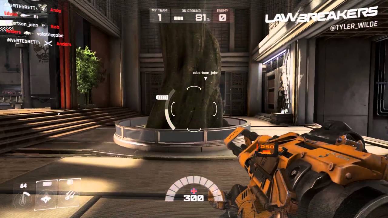 LawBreakers alpha gameplay: full match