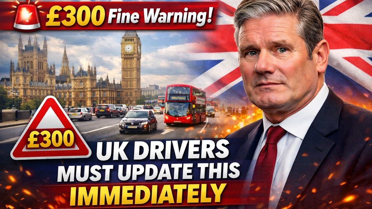 🚨 &pound;300 Fine Warning UK Drivers Must Update This Immediately