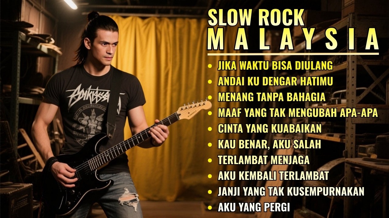 LAGU MALAYSIA SLOW ROCK TERBAIK! Album Paling Dicari Bikin Hati Tersentuh