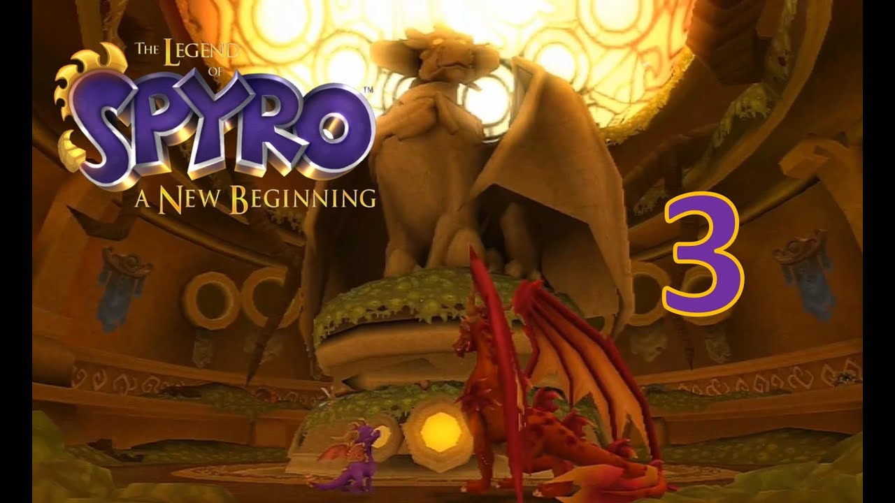 The Legend of Spyro: A New Beginning - Walkthrough Part 3: Dojo I - Fire training