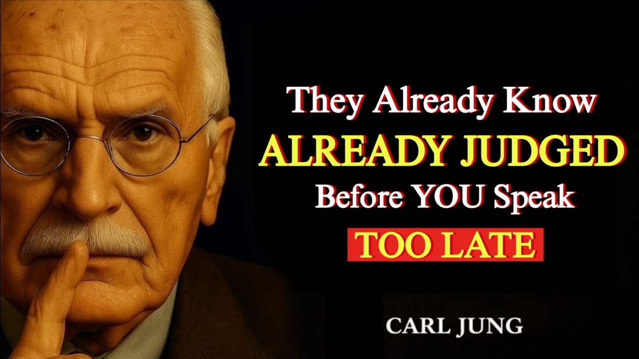 Before You Speak, They’ve Already Decided Who You Are | Carl Jung