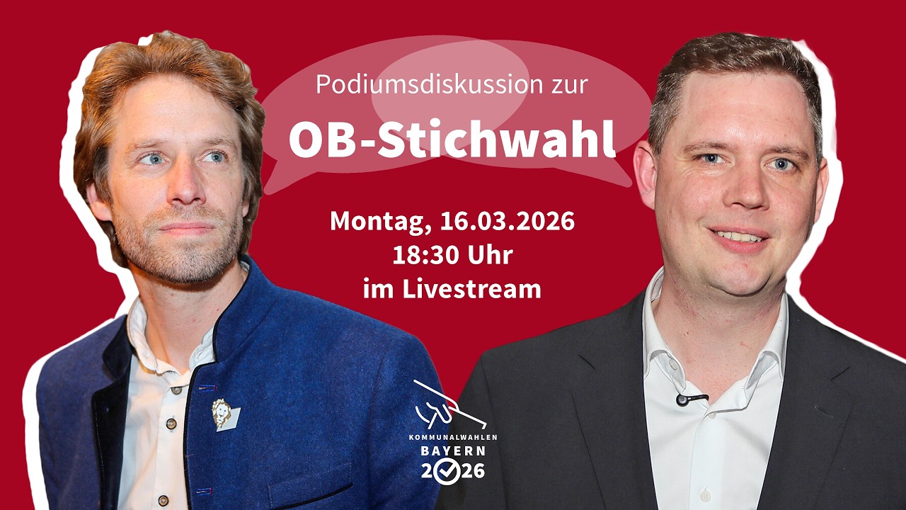 Podiumsdiskussion zur OB-Stichwahl in Bamberg