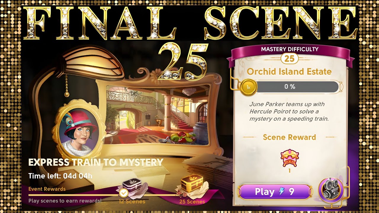 June's Journey Secrets 37 FINAL SCENE 25 Orchid Island Estate Word Mode 4K ULTRA HD