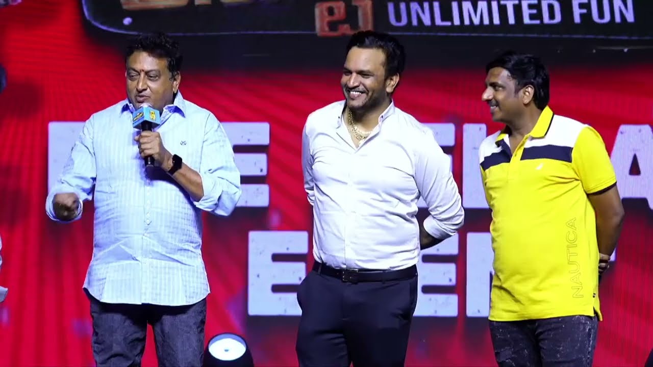 Actor Prudhvi Raj Speech at Unstoppable Unlimited Fun Pre-Release Event | Vj Sunny, Sapthagiri