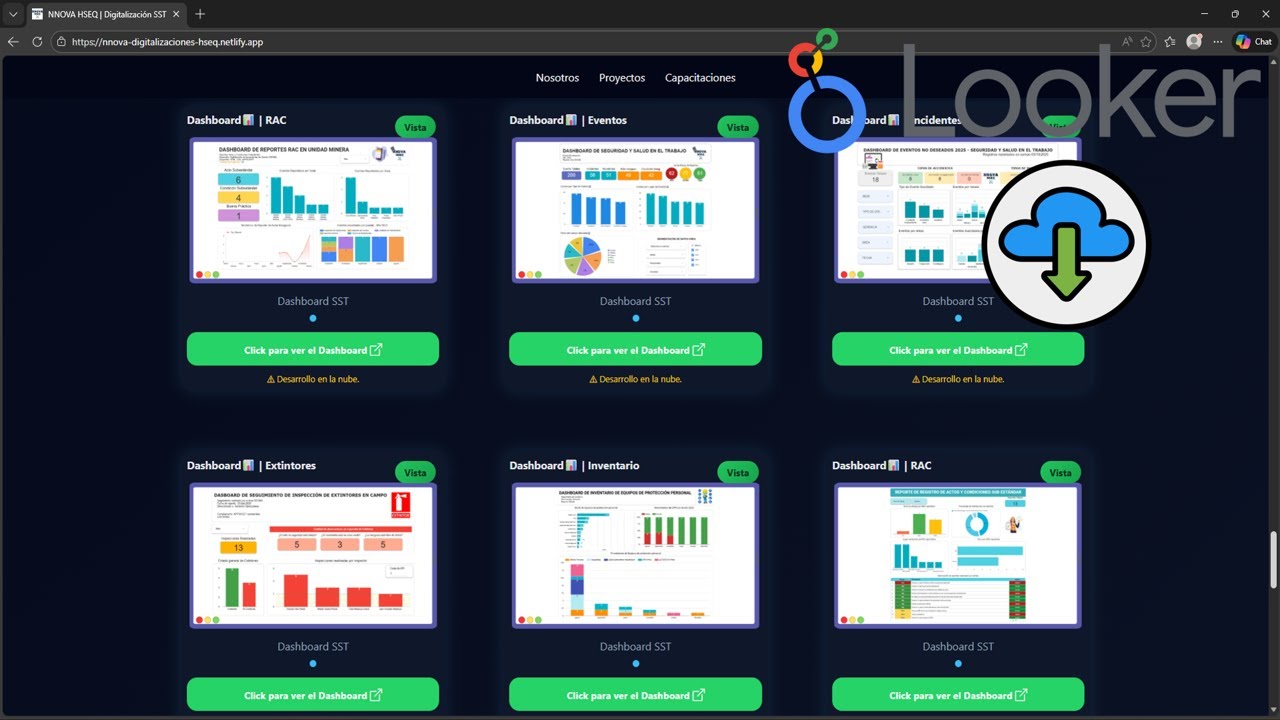 Dashboard📉 de Seguridad  y Salud👷🏼‍♀️ en el Trabajo con Looker Studio