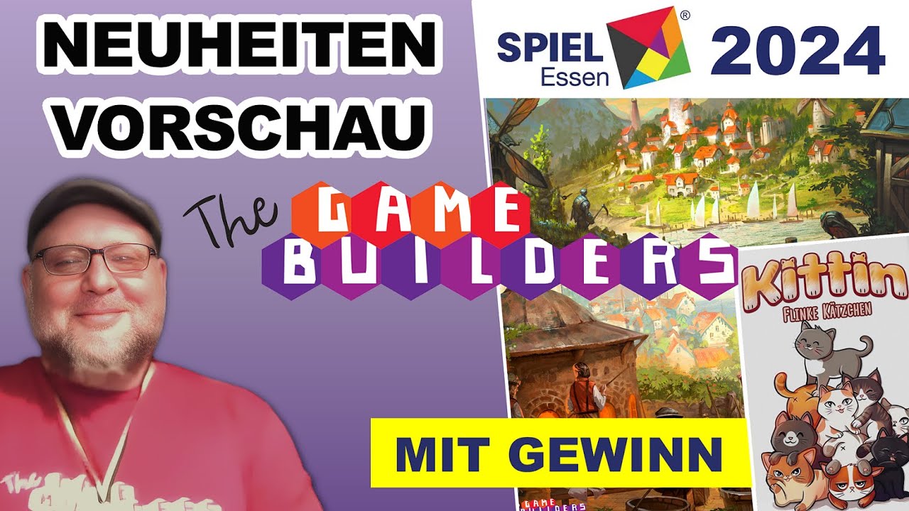 SPIEL 24 Vorschau + Gewinn/ Brettspiele The Game Builders Spielmesse SPIEL 2024 in Essen