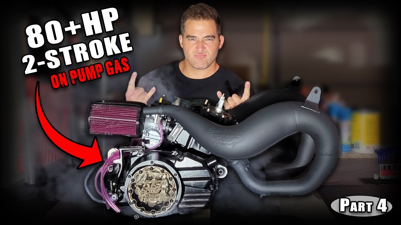 Сборка мощного двухтактного мотора для Yamaha Banshee! Resto Mod Banshee, часть 4