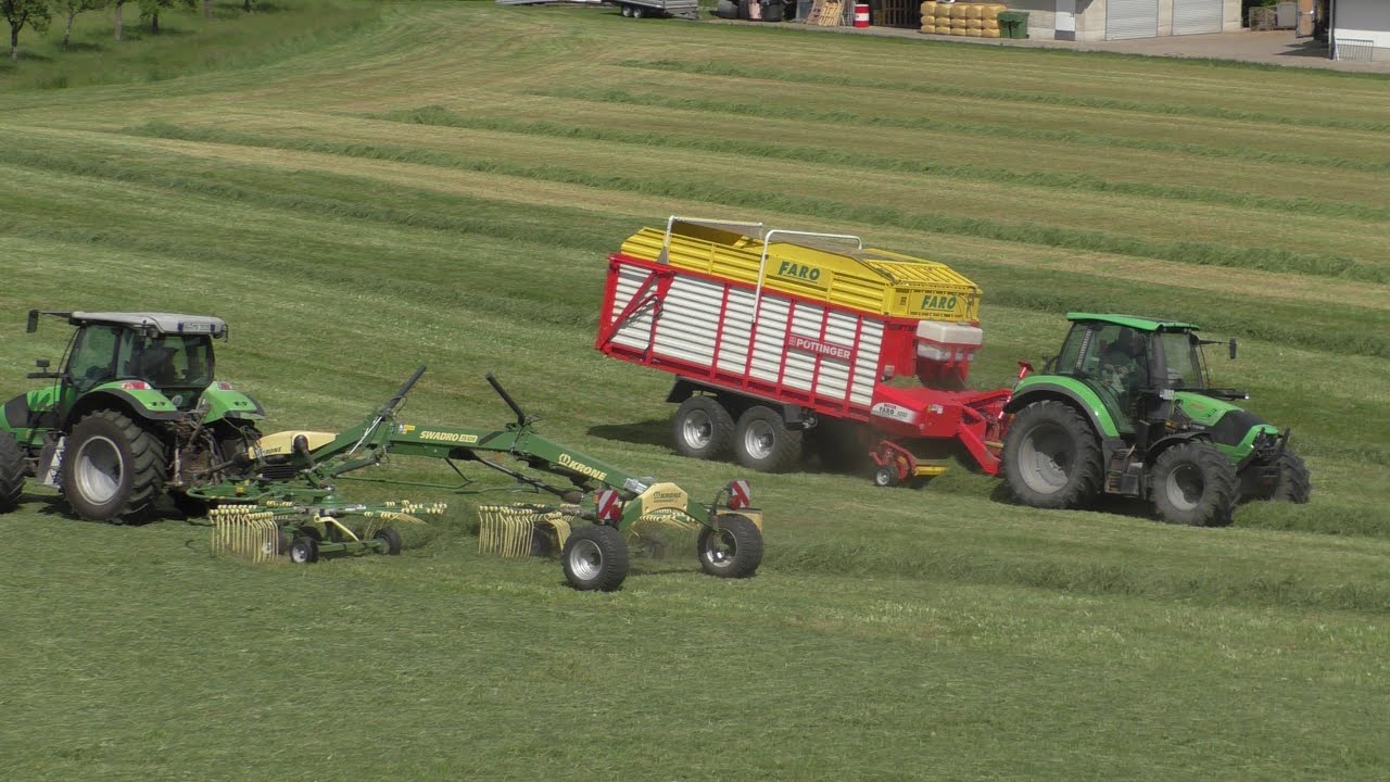 2. Schnitt 2020 | Grassilage - Das komplette Programm | Deutz-Fahr, Kuhn, Krone, Pöttinger