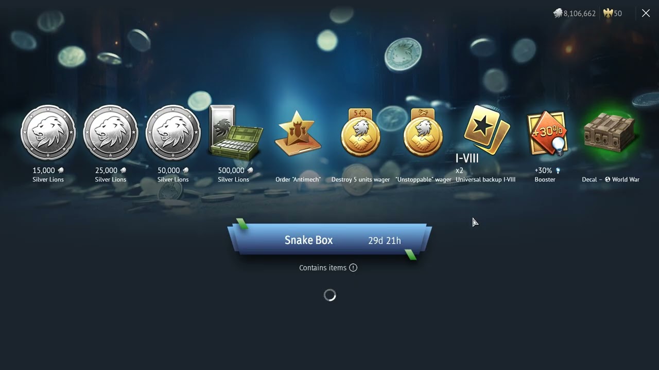 What I got from opening 100 Snake Boxes | WarThunder