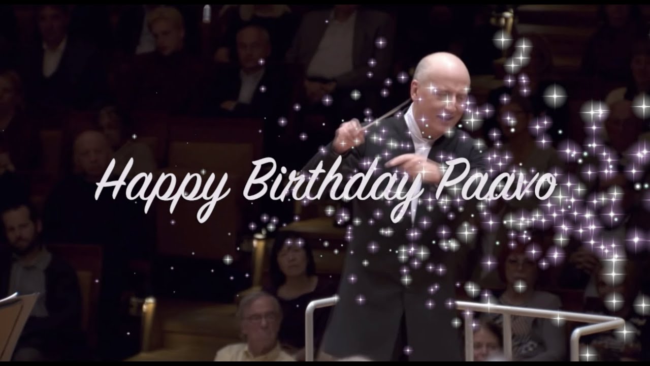 Paavo Järvi Happy Birthday