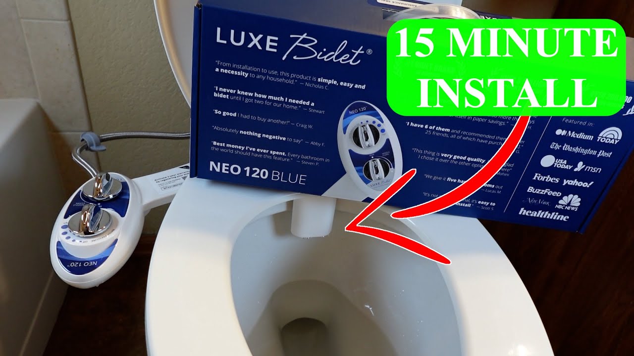 How to Install LUXE Bidet NEO 120 - Self-Cleaning Nozzle