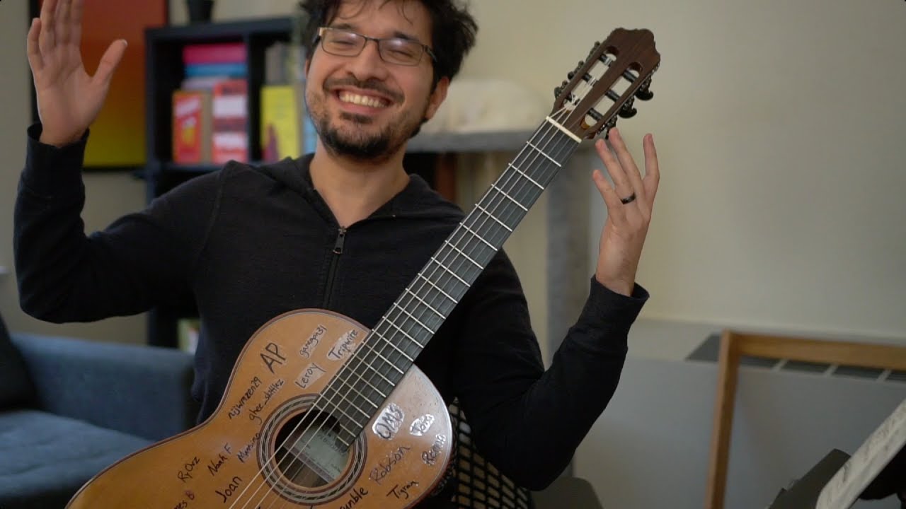 Practicing classical guitar (technique eval is TOMORROW ahh)