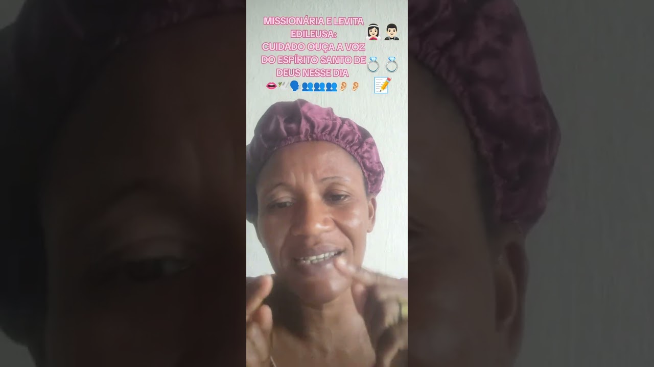 Ouça a voz do Espírito santo de Deus 👄🕊️