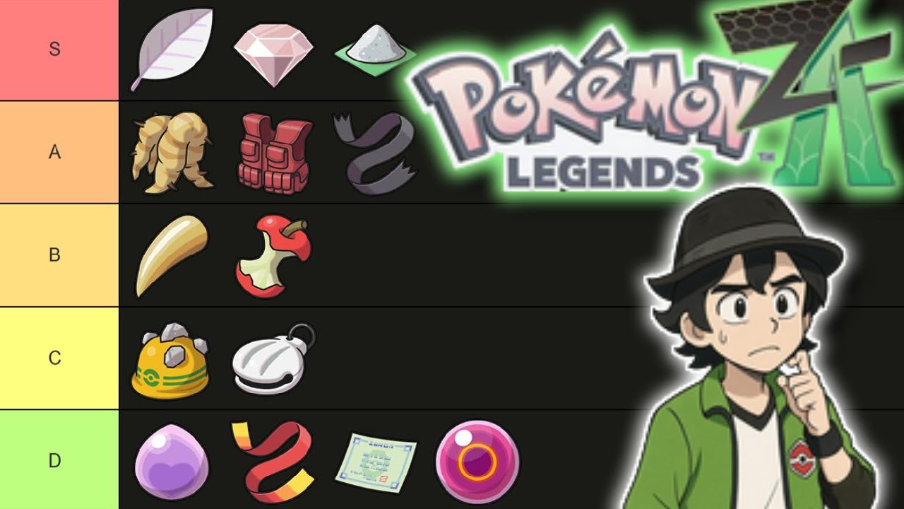 Лучшие предметы для хранения в Pokémon Legends ZA