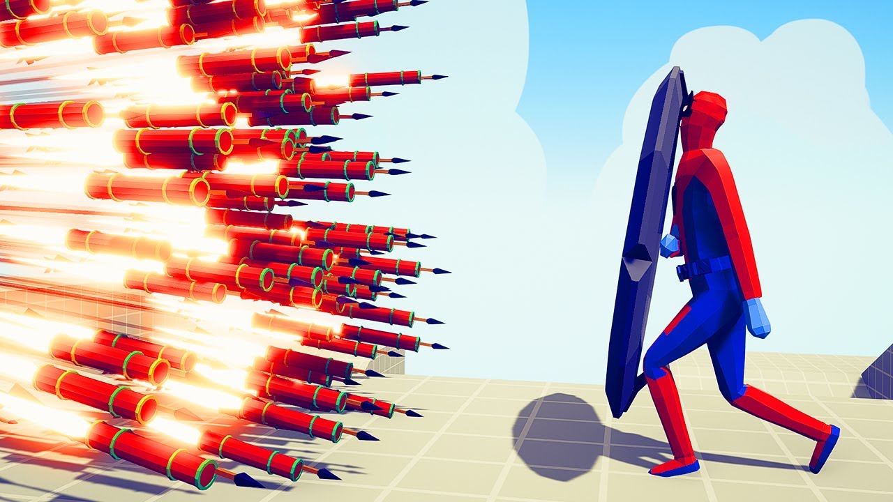 SPIDERMAN REFLECT SHIELD vs 1000x OP UNITS | TABS - Totally Accurate Battle Simulator