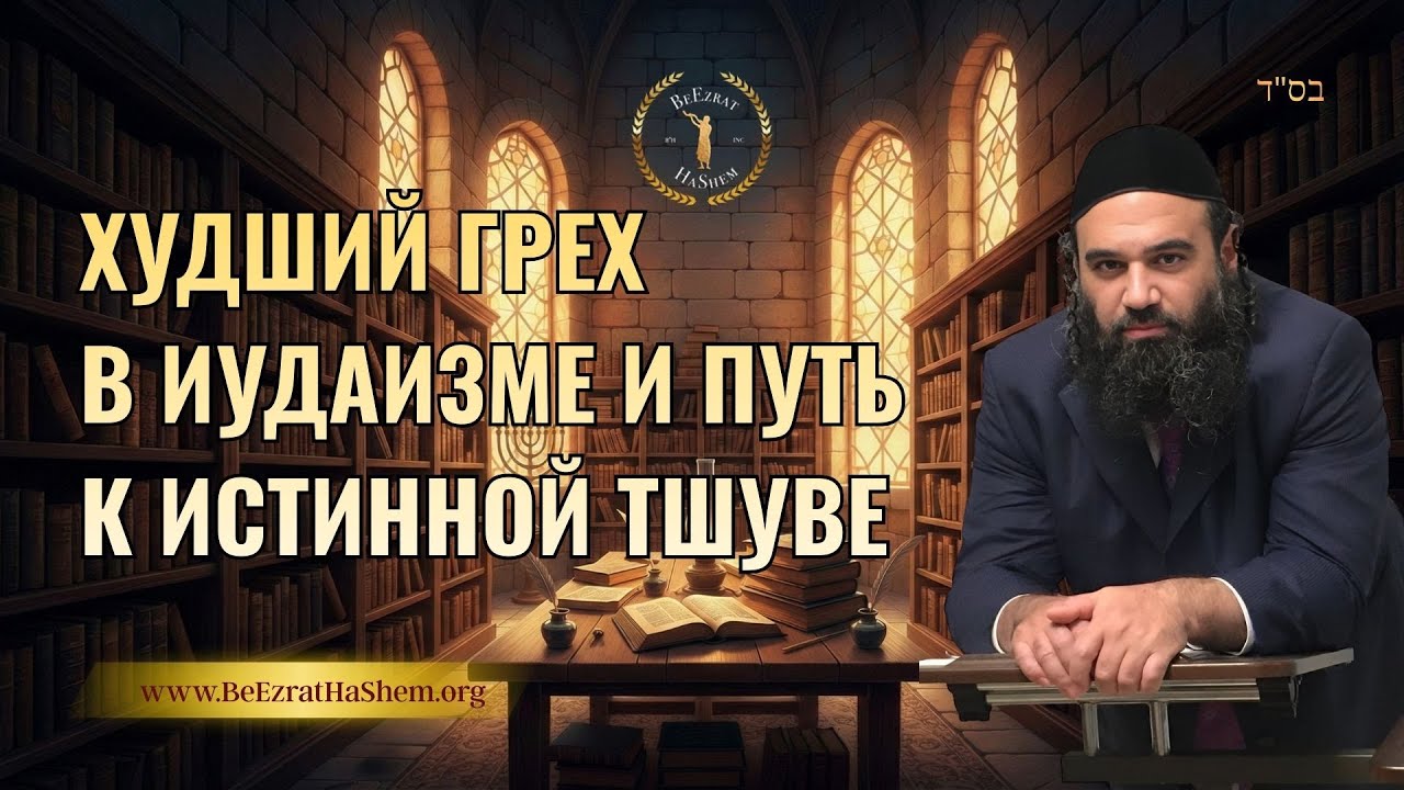 Худший грех в иудаизме и путь к истинной Тшуве | Раввин Ярон Реувен