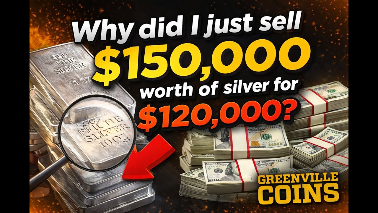 Why Are We Selling $150,000 Worth of Silver for $120,000? Greenville Coins Gives The Answers!