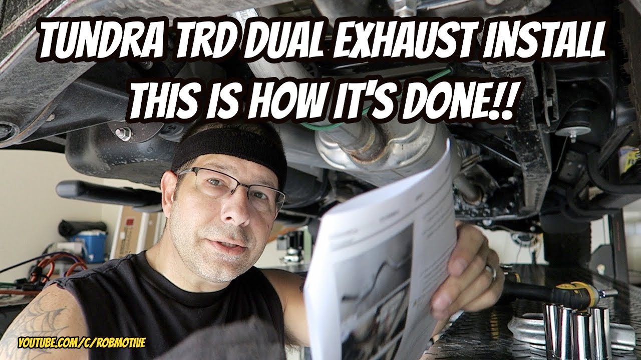 Tundra TRD Dual Exhaust Install | This Is How It's Done!!