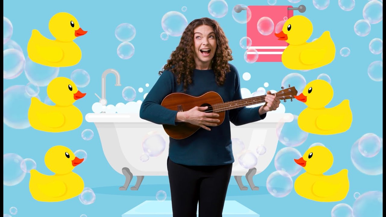 Rockin' in the Tub | Kids music and movement | Bath time songs