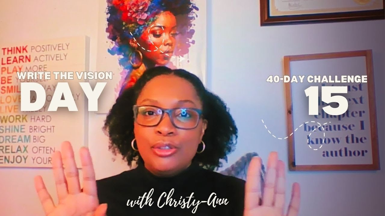 Day 15 | Write the Vision Challenge | God Goals