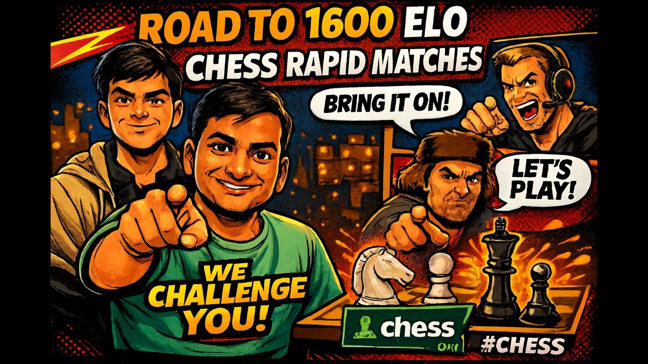 Road to 1600 ELO Chess Rapid Matches | @chess.com | #Chess