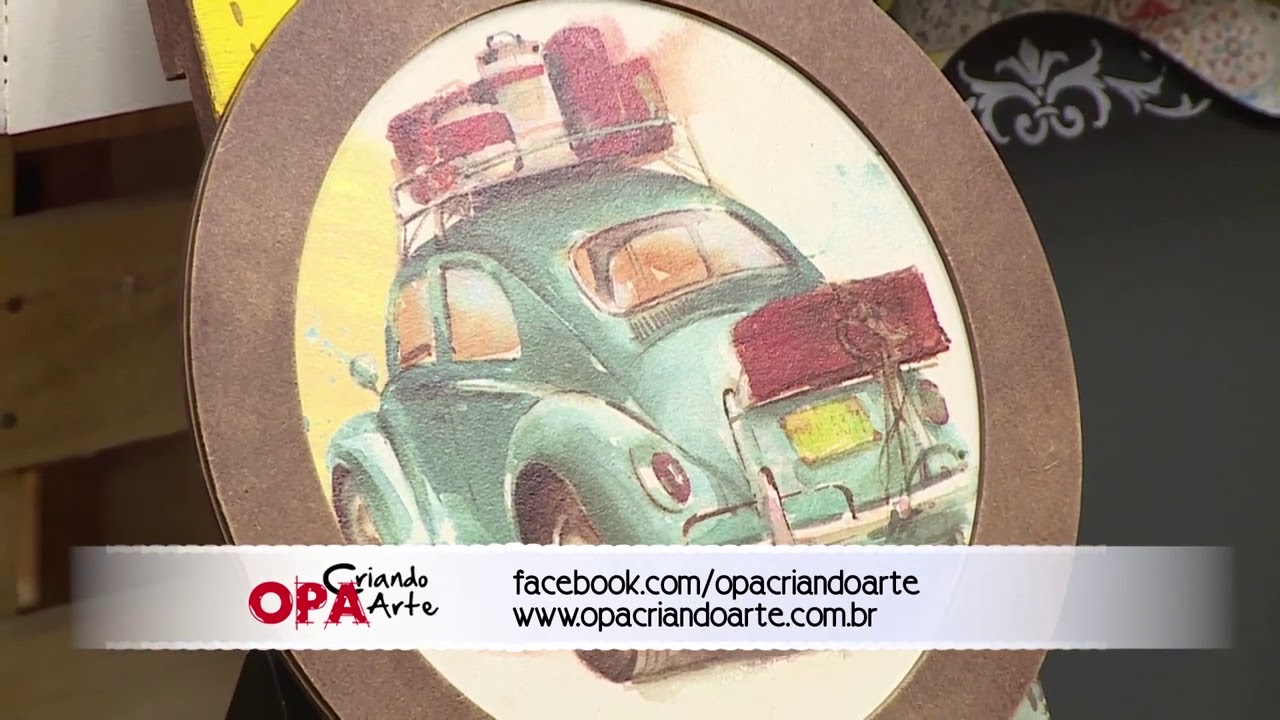 Como fazer abridor de garrafas Retrô - OPA Criando Arte por Gabi Paoletti