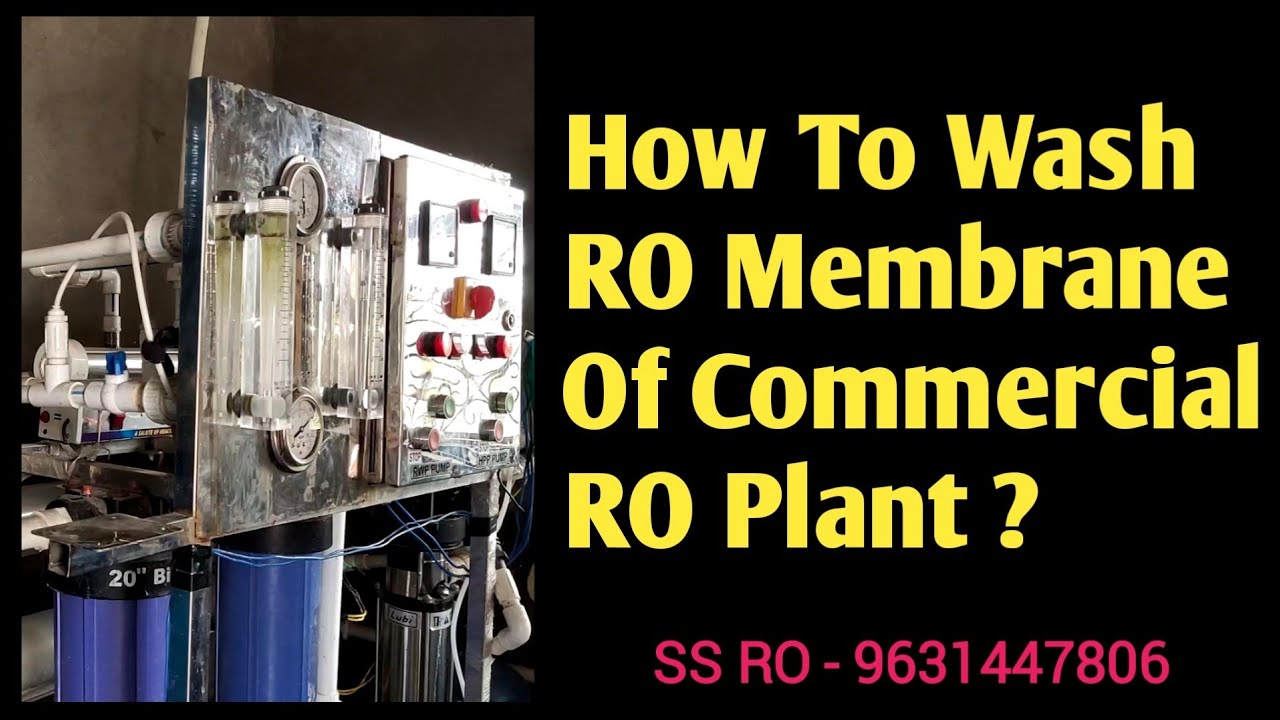 1000 LPH Commercial RO Plant की Servicing  और Membrane Cleaning कैसे करें ? | RO Water Support |