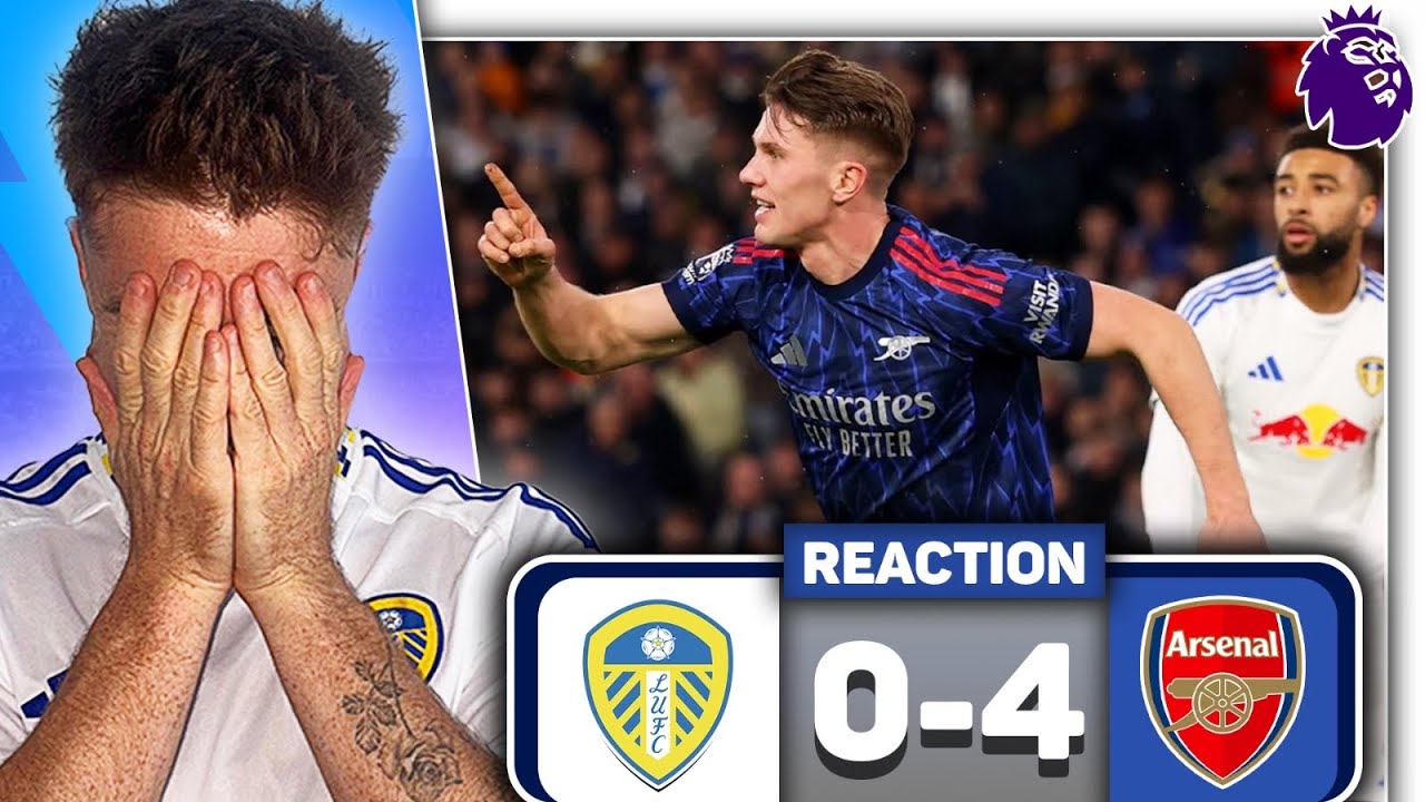 Leeds United 0-4 Arsenal INSTANT MATCH REACTION | Premier League Analysis, Goals & Fan Response
