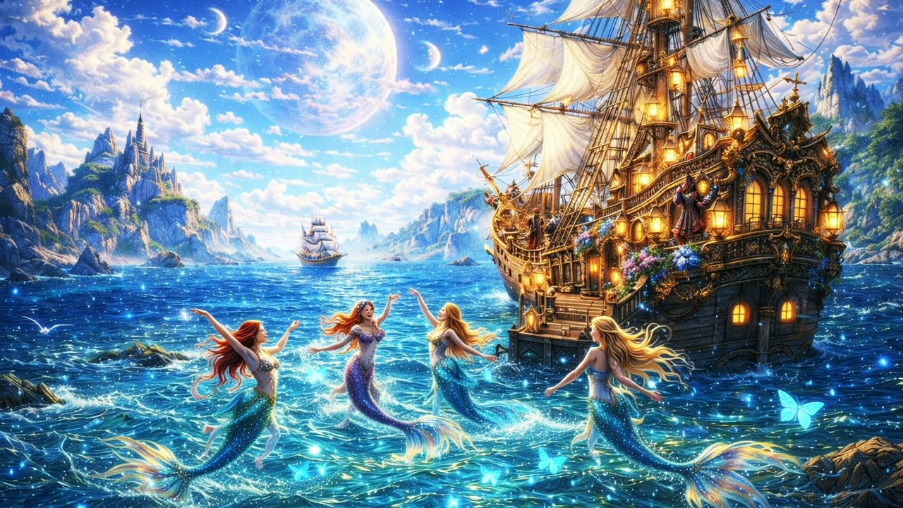 Sirens’ Song of Joy 🌊 | Magical Ocean Choir | Fantasy Sea Adventure Music
