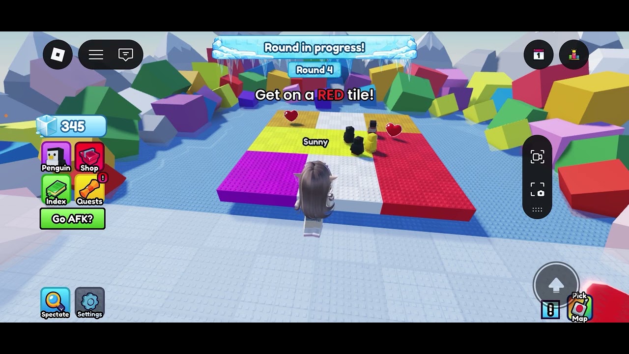 Playing knockout in Roblox with my little cousin in morning!