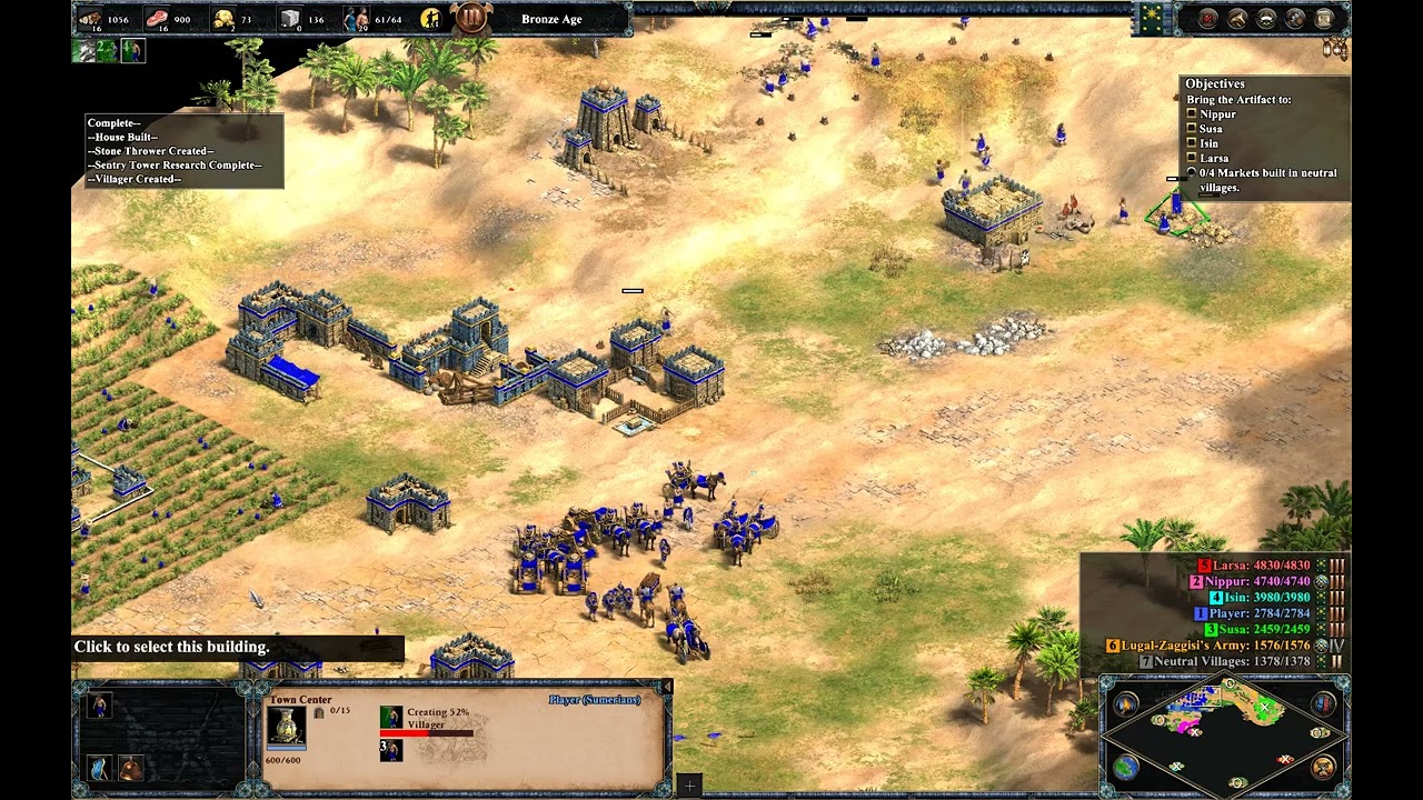 Age of Empires II Definitive Edition - Return of Rome - Sargon of Akkad -  2. Divine Will ! HD !