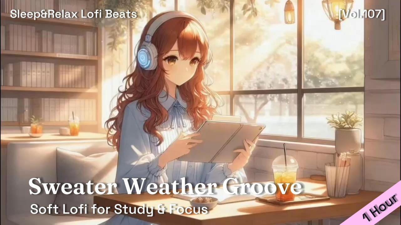 Sweater Weather Groove 🧣☕ | 1 Hour Soft Lofi for Study & Focus (Vol.107)
